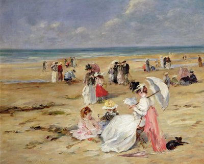 Plage à Courseulles - Henri Michel Levy